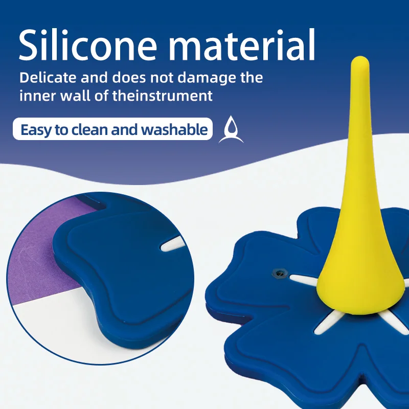 زهرة الكركديه B-حامل البوق المسطح حامل الزهور حامل عرض البوق حامل عرض الآلات الموسيقية غير البقشيش