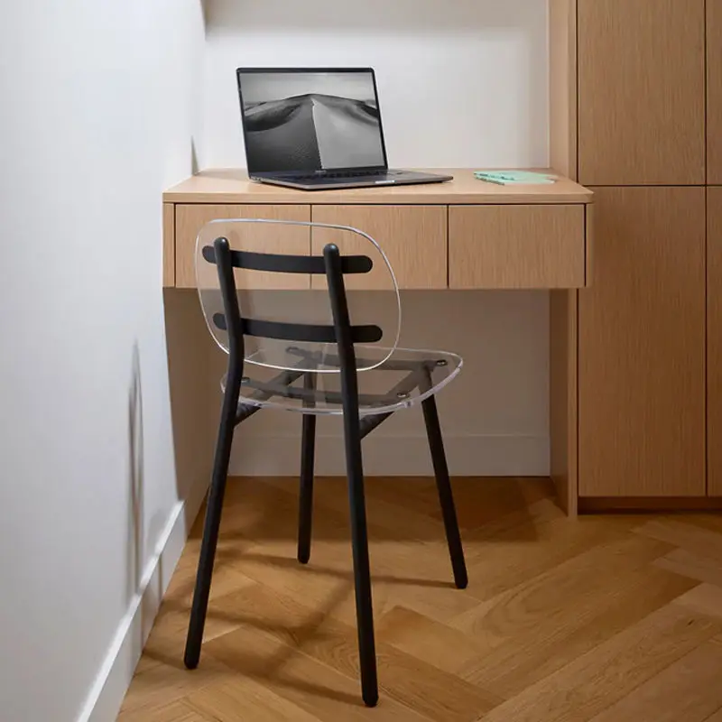 Simple Modern Acrylic Transparent Dining Chair Net Red Home Chair Light Luxury Bar Chair Bar Stool Bar Stool