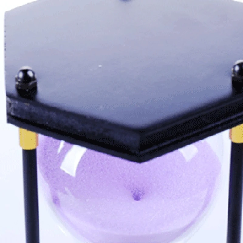 MLGB-Hexagon Nut Three Column Hourglass 30 Minutes Glass Hourglass Timer