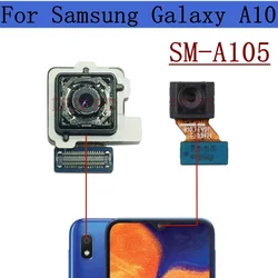 Front Rear Camera For Samsung Galaxy A10 A105F A105N A105M A105G Selfie Frontal Wide Back Main Camera Module Flex Spare