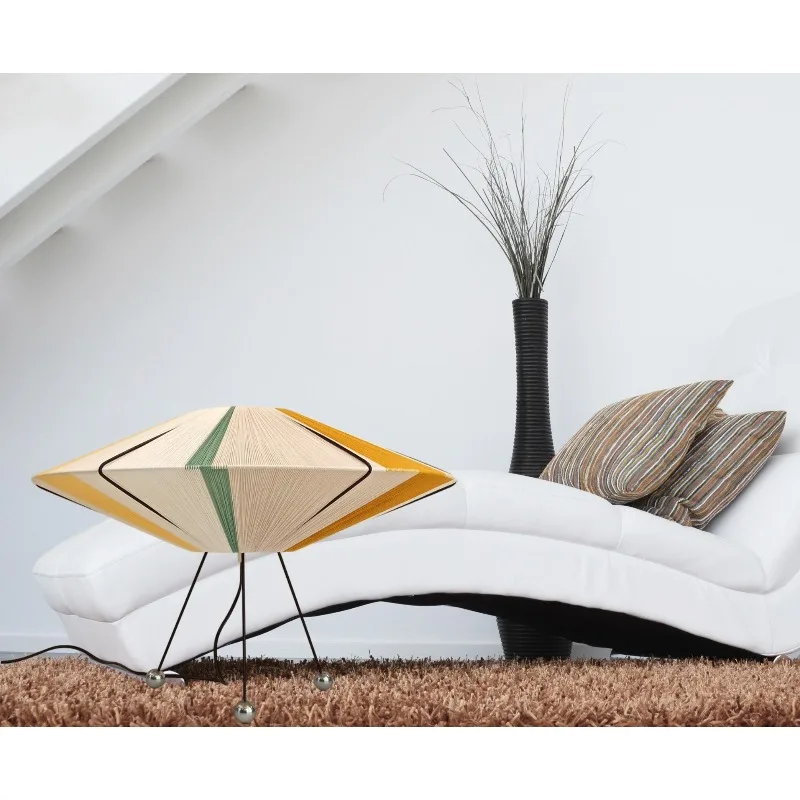 

Yarn, handmade yarn lampshade, living room lamp/floor lamp.