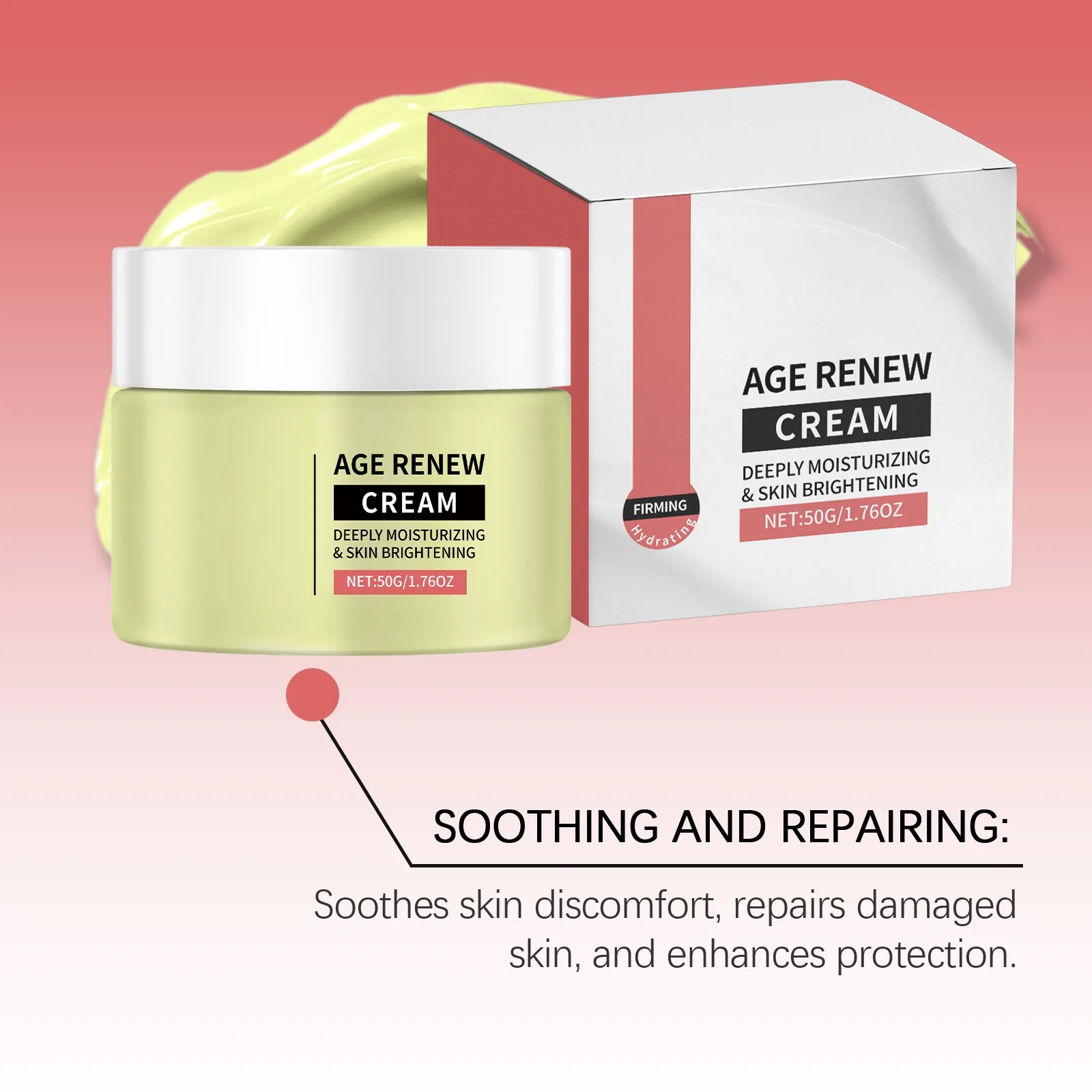 

50g Female Facial Moisturizing Cream, Nourishing, Firming, Smooth And Delicate Skin, Moisturizing, Light Wrinkle Skin Care