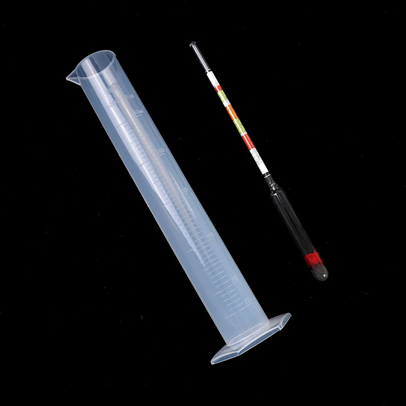 3Pcs/set Triple Scale Hydrometer For Home Brew Wine Beer Cider Alcohol Testing 3 Scale Hydrometer Wine Sugar Meter Gravity Test
