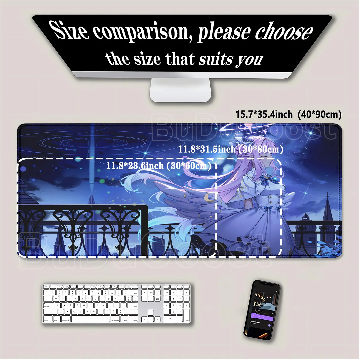 Anime Sexy Girl Misono Mika Bl – Gaming Keyboard Blue recenzja i cena