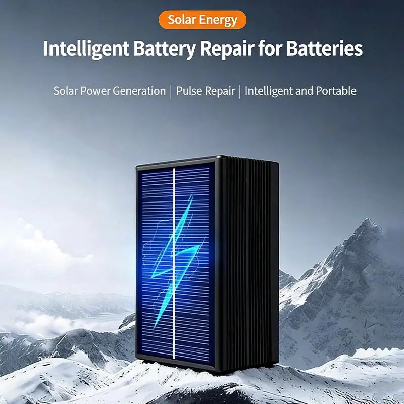 New 2026 Solar-Powered Electric Vehicle Charger Battery Solar Charger Repairer 48V 60V 72V Universal