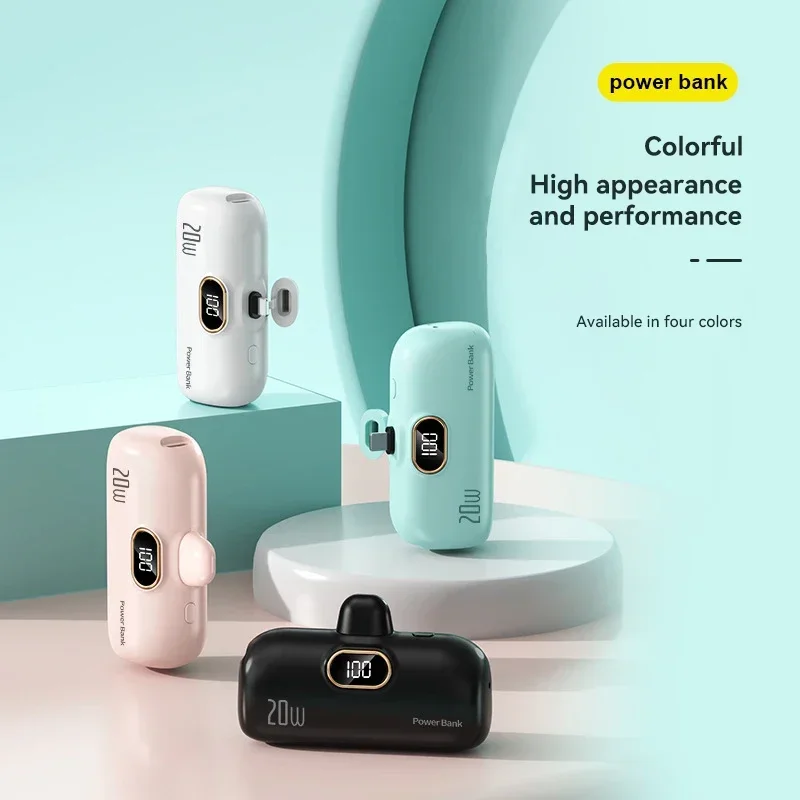 Mini Power Bank Portable Charger Wireless