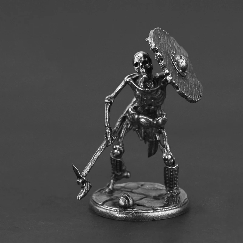 Metal undead soldier legion ancient small soldier man model hand-made finished car carrier table game chess piece ornament toy view 3