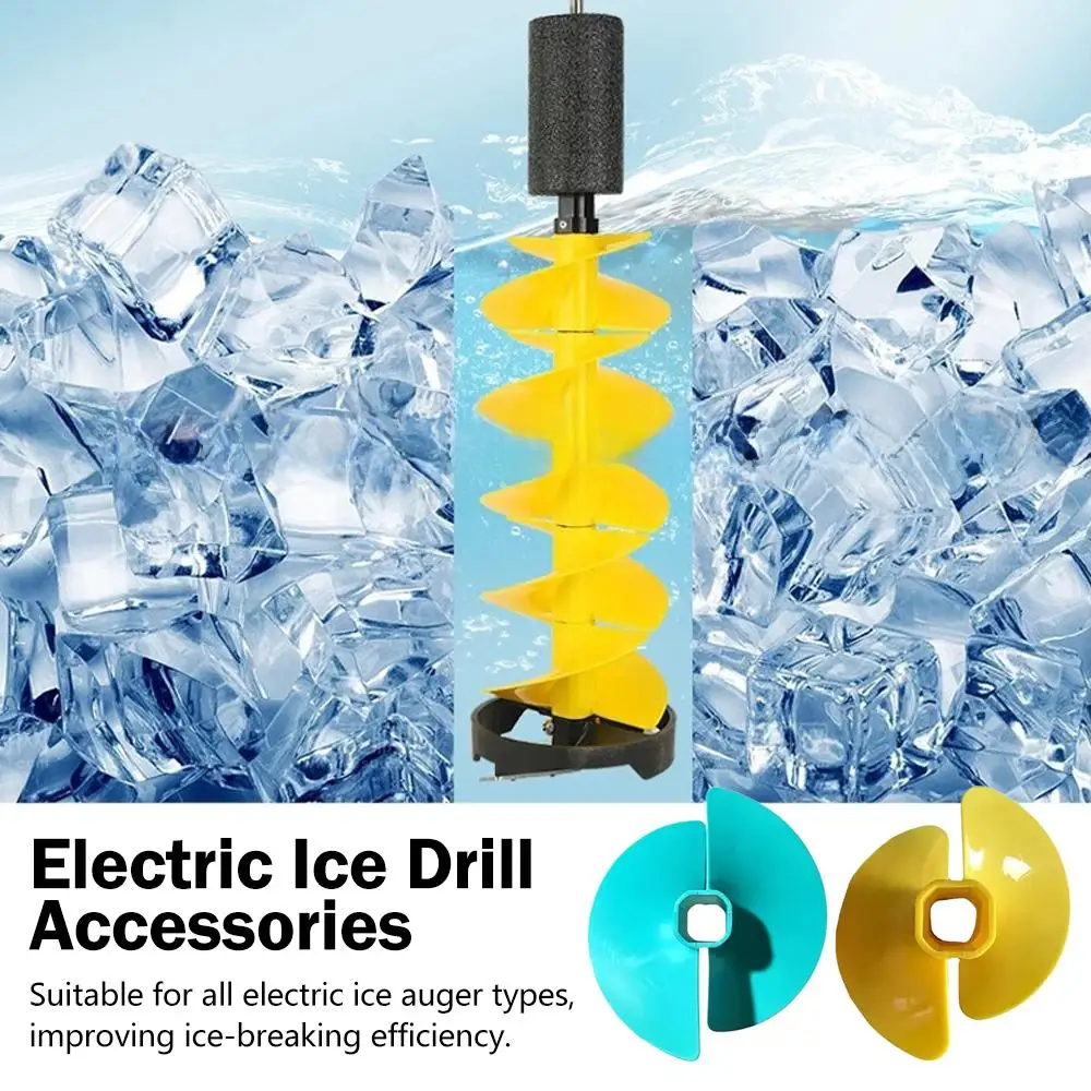 Für Eisfischen Eisbohrer Schwimmendes Rohrgerät Leichtes Material Schnelles Lochbohren Geeignet für kaltes Wetter F3X3