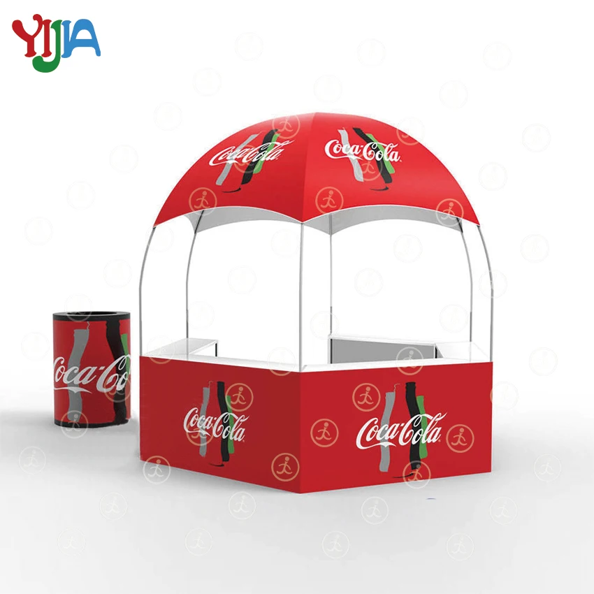 Custom Design 10ft Hexagonal Promotional Tent 3*3 Trade Show Tent Dome Kiosk Tents For Events