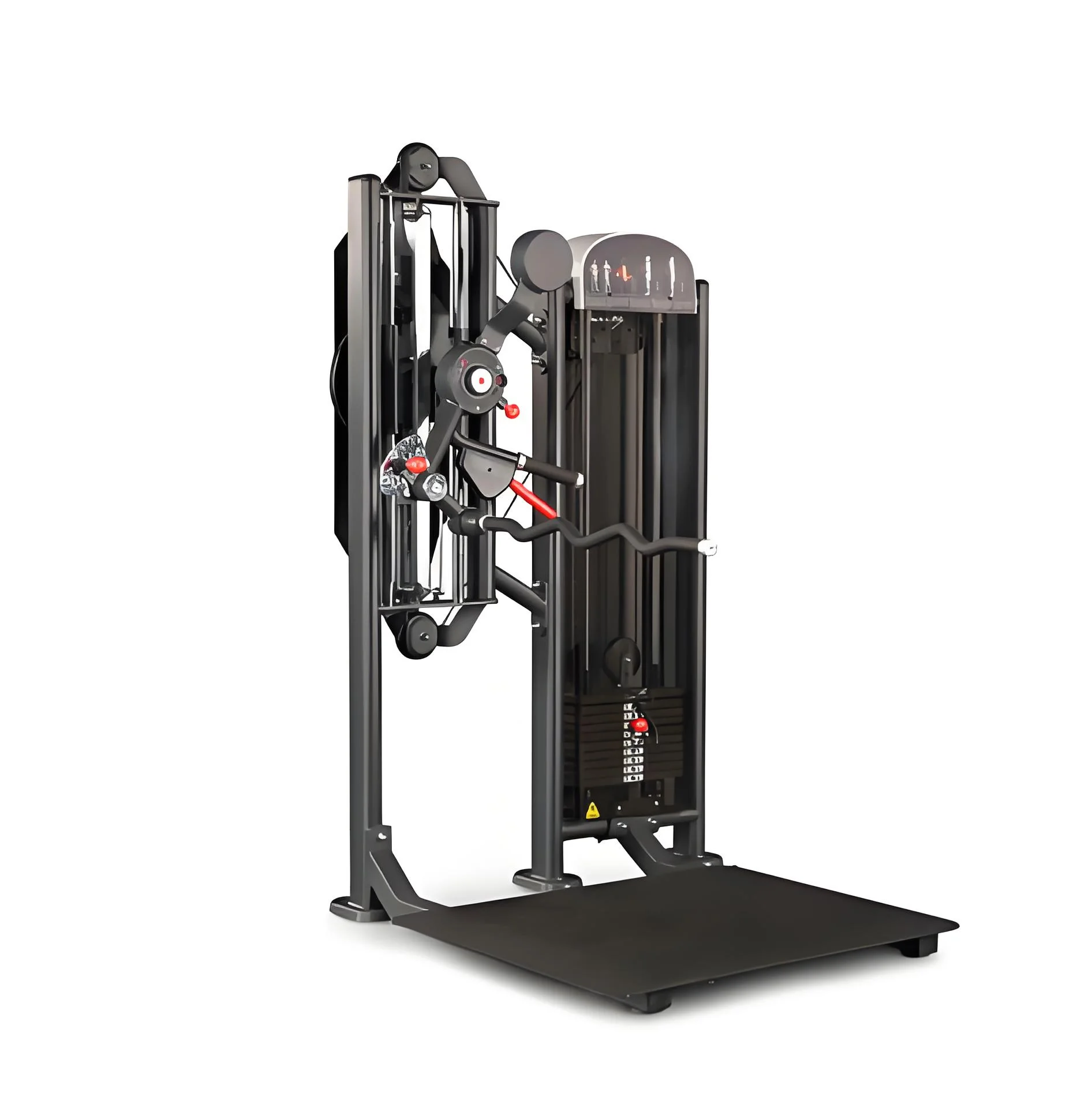 

Commercial Pin-Loaded Arm Workout Machine Dual Cable Multi-Function Gym Equipment For Biceps Triceps Shoulders Upper Body