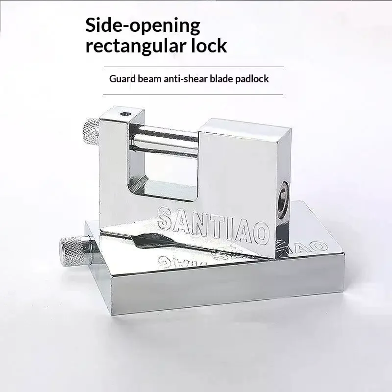 1 Set Anti-Theft Lock Pry Door Dragon Super Large 40/50/60/70/80/90/100mm Stainless Steel Burglar Padlock Security Safety Lock