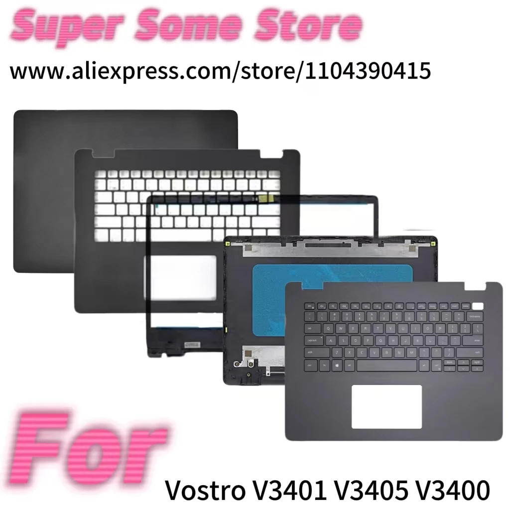 NEW For Vostro V3401 V3405 V3400 LCD Back Cover Rear Lid Top Case/Front Bezel/Bottom Case /Keyboard /Black