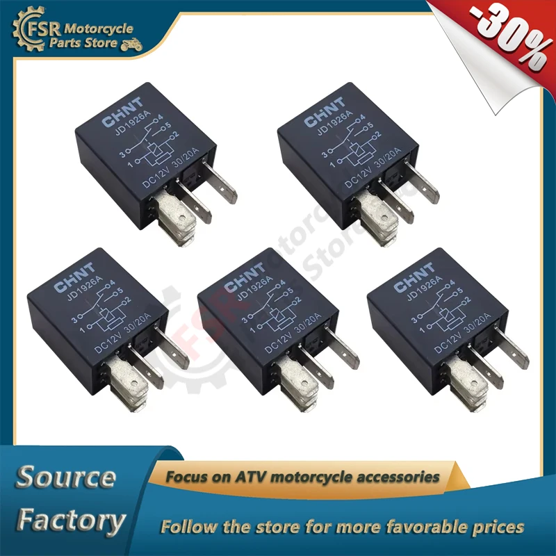 5 sztuk/1 sztuk ATV UTV przekaźnik pomocniczy dla Hisun 500 700 Massimo Supermach Bennche MSU HS YS TSC