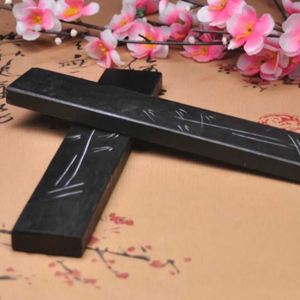 

4 Pcs The Four Treasures of Study Marble Ruler Student Office Chinese Calligraphy Tool