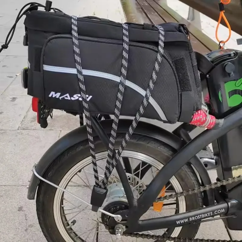 Motorcycles Bicycle Luggage Rope Elastic Carrier Rack Straps Elastic Rubber Belt Buckle Rope Belt With Hook Mountain Bike Bag - Image 3