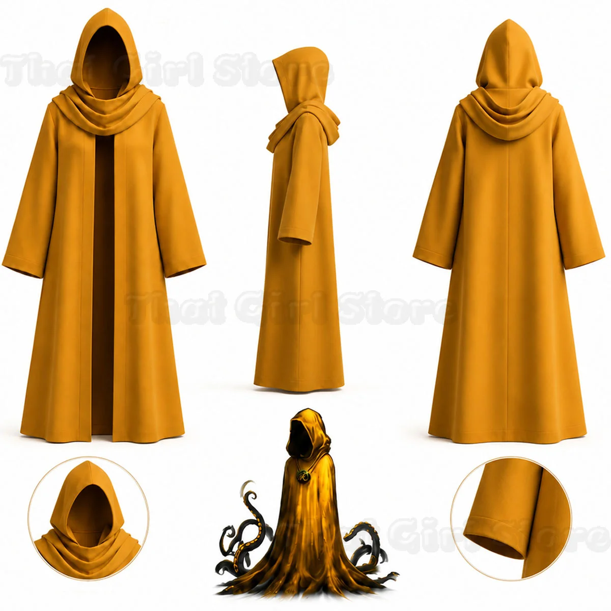Fancy Dress Story King Into Yellow Hastur Robe Cosplay For Men Cape Man Costume Halloween Male Roleplay Fantasia Party Outfits