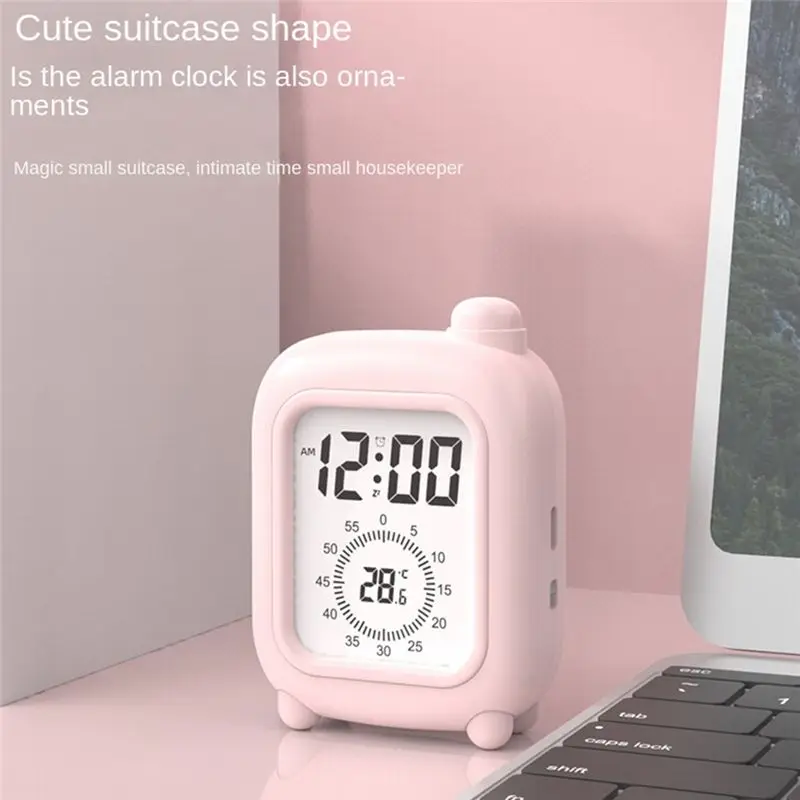 ABMS-Small Alarm Clock Multi-Function Countdown Desktop Electronic Shopping Mall Alarm Clock Ornaments Tomato Learning Tool