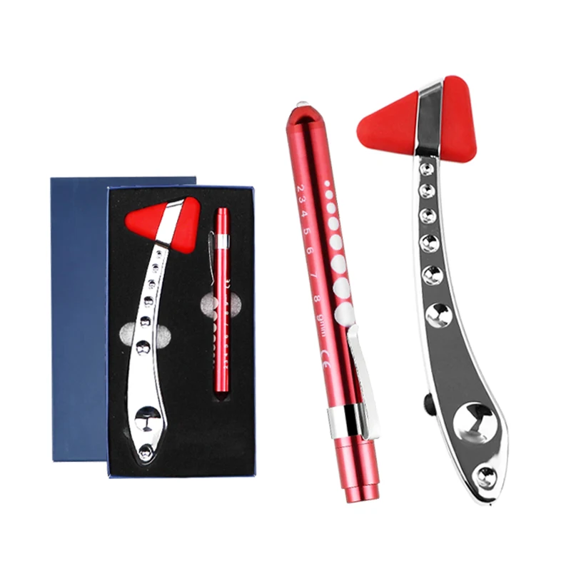 

Медицинский неврологический массажер, перкуссионный диагностический рефлекторный перкуссионный молоток, светодиодный фонарик-ручка, фонарик для ушей и глаз, набор фонарей для первой помощи