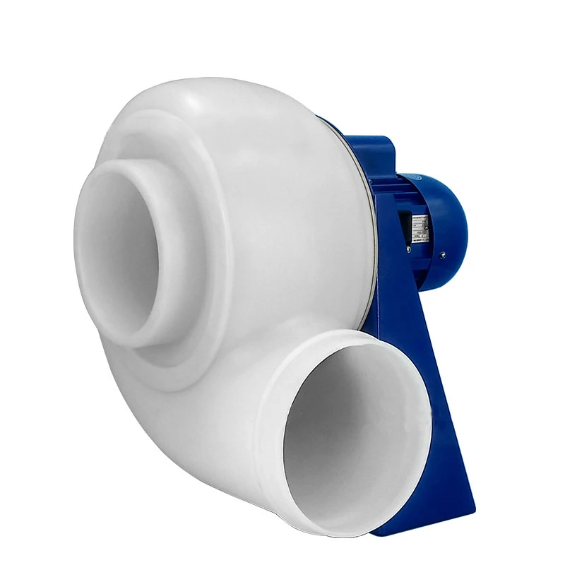 Kipas Knalpot Pabrik Perangkat Ventilasi Dasar Asam Plastik PP Tahan 8 Inci Kipas Ventilasi Blower