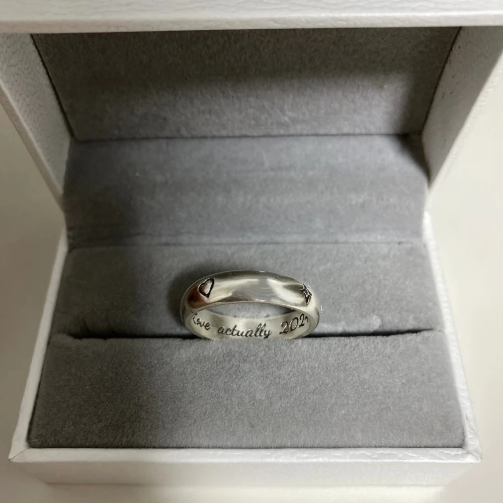 New S925 Sterling Silver Vintage Couple Saturn Ring for Men and Women Vintage Style