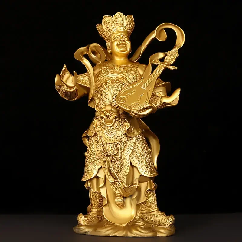 4pc/set Fengshui  Copper Chinese The Four Heavenly Kings Statue Home Buddha Hall Buddha Decor