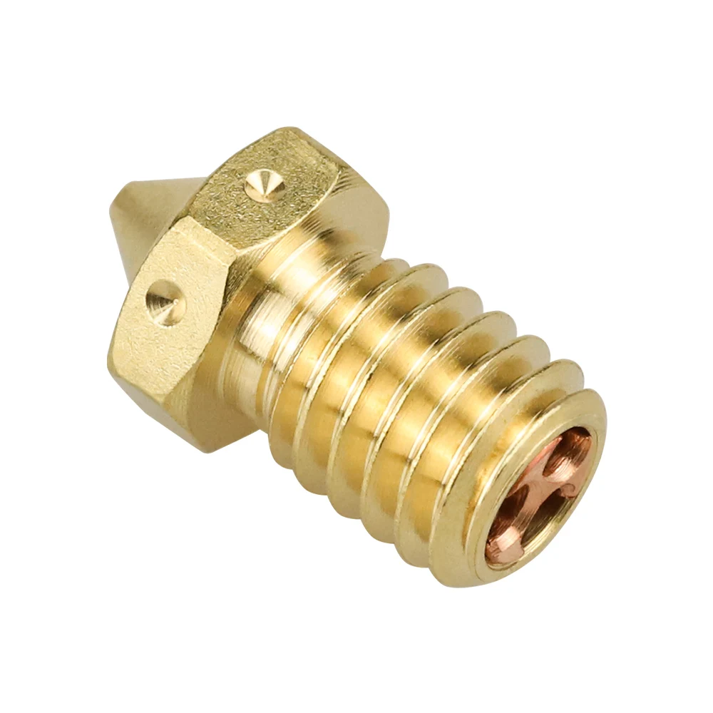 3D Printer Nozzle for 1.75mm Filament E3DV6 Clone-CHT Tip Nozzles Brass Copper Print Head 0.4mm 0.6mm 0.8mm High Flow