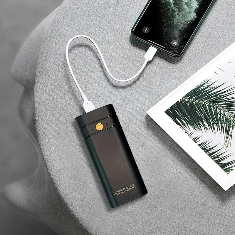 Mobile Charging Bank Case Nesting Design USB Power Bank Case Portable Phone Battery Charging cover Power Bank Accessories