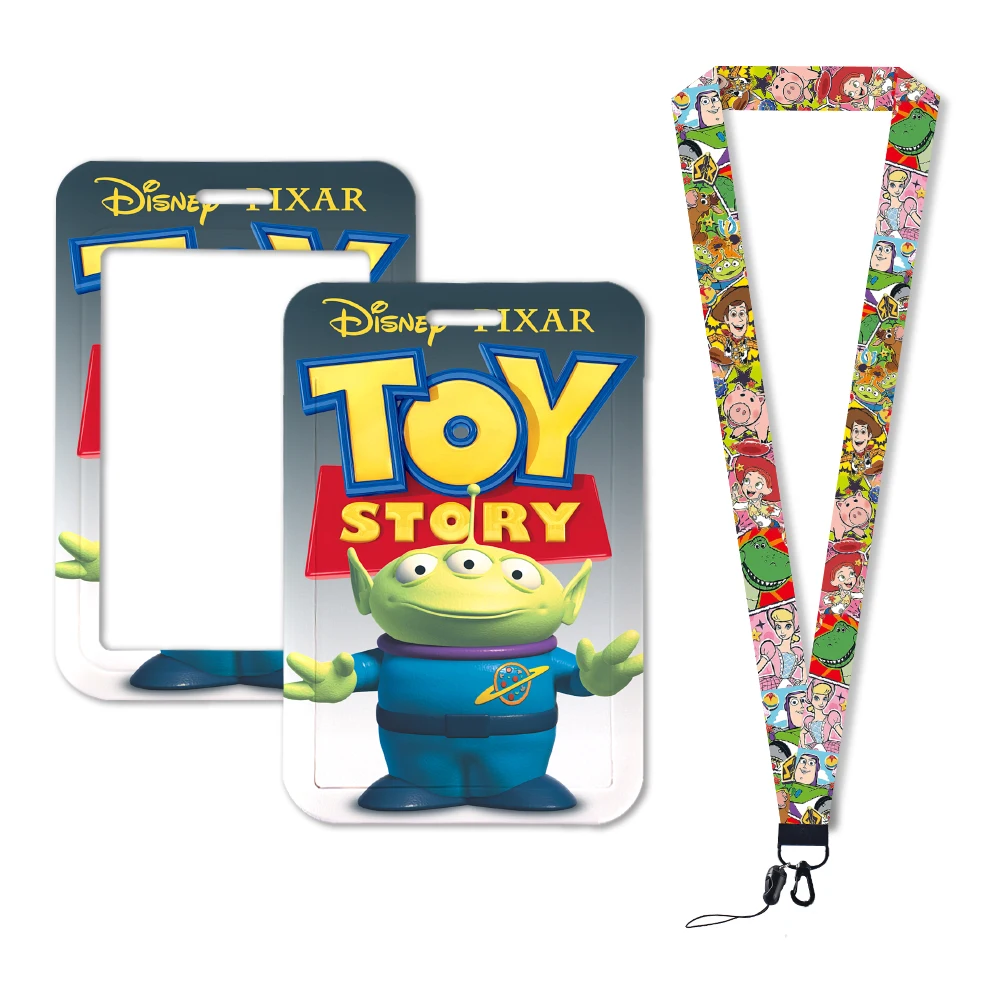 Disney Toy Story Neck Strap Lanyards, Chaveiro, Porta-crachá, Cartão de identificação, Passe Pendurar Corda, Acessórios, Presente, Woody, Buzz, Lightyear