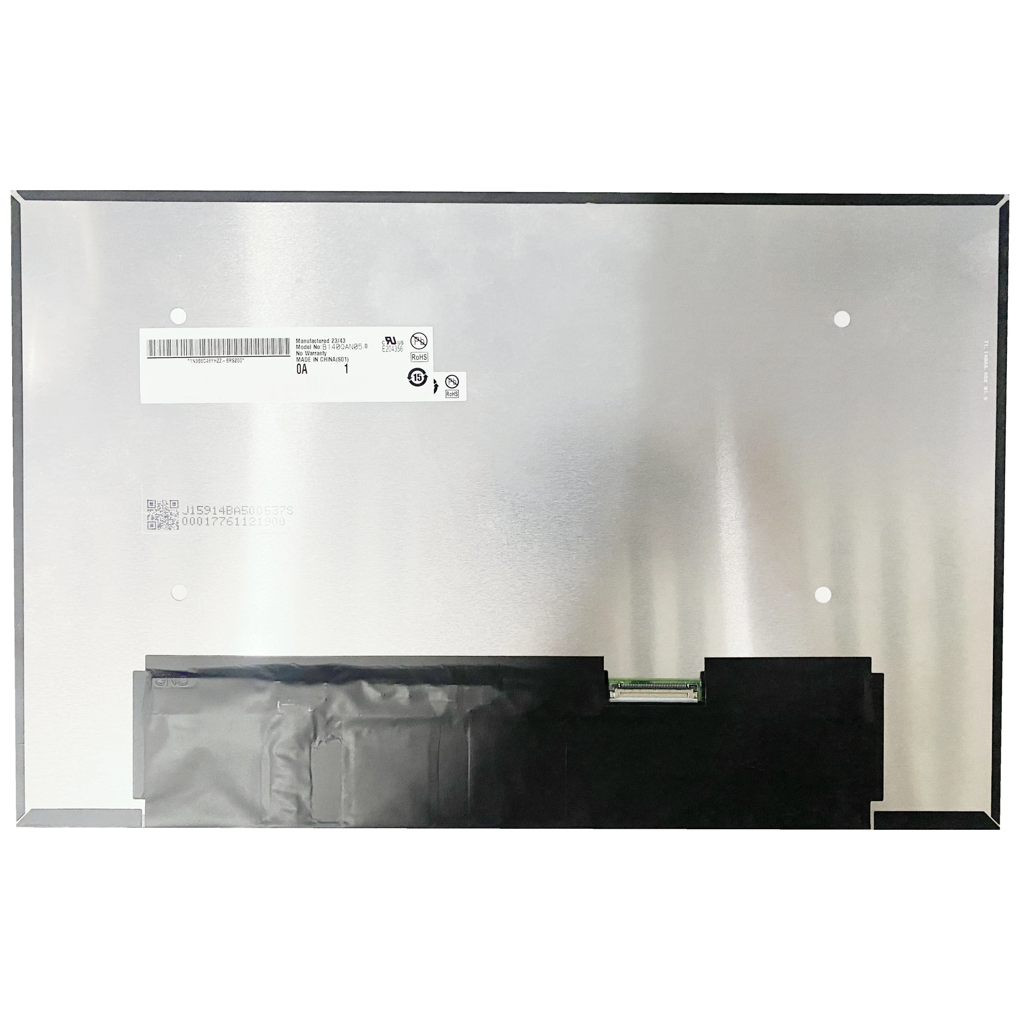 

B140QAN05.0 fit M140NWHE R1 NV140DRM-N62 14.0'' Laptop LCD Screen Panel Matrix 2240×1400