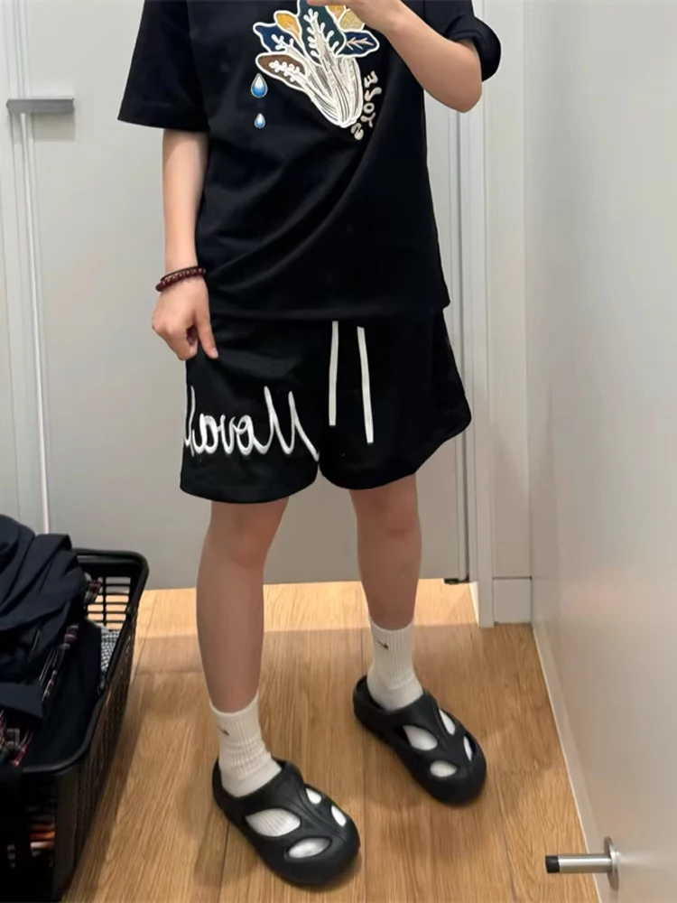 

American Sle Baskeall orts Men's Me Breathable Qui Dry Four-Fifths Length Training Sports orts Not Knee-Length Ru...