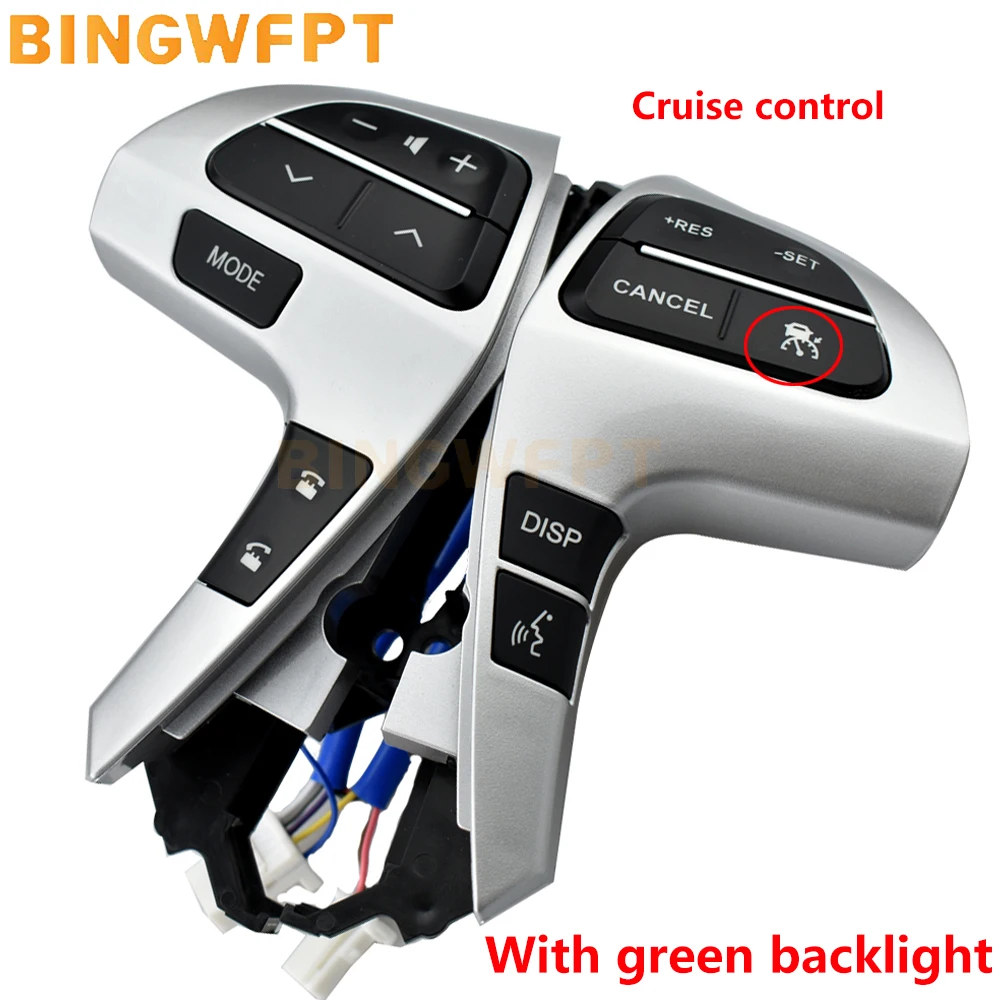 Steering Wheel Control Button Cruise Control Remote Volume Switch For TOYOTA HILUX VIGO COROLLA CAMRY HIGHLANDER INNOVA 2006-15