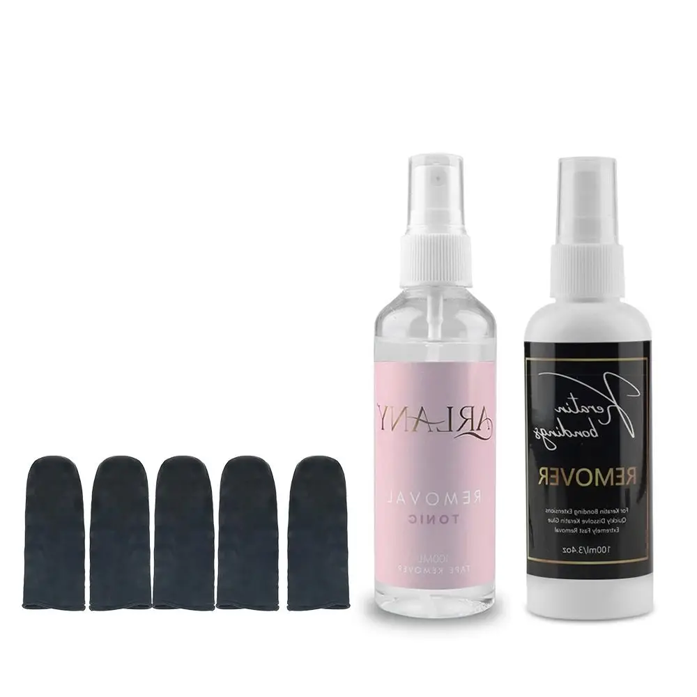 ARLANY 100ml Hair Extensions Remover Keratin Bonding Glue Remover Fast Remover Tape Remover Hot Melt Glue Remover