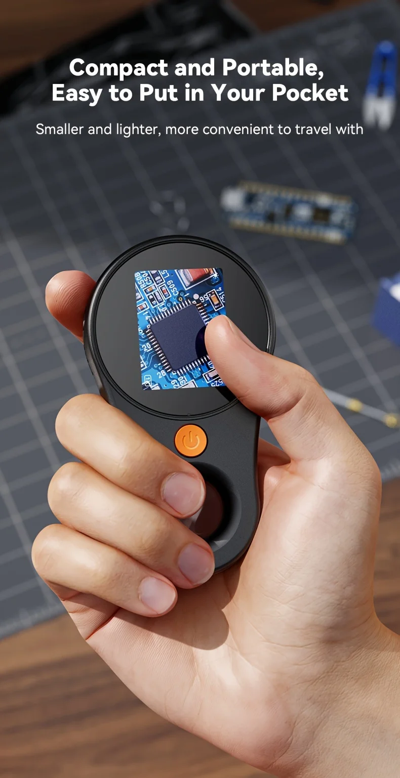 1 PC Portable Handheld Digital Microscope,Maintenance/Welding/Scientific Research/Detection500 Magnification Power