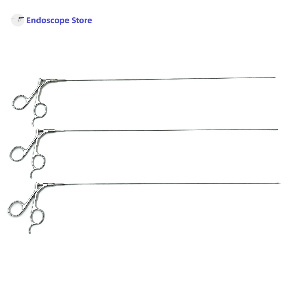 Medical Surgical Φ1.3mm Φ1.6mmx400mm Rigid Endoscope Forceps Hysteroscopy Veterinary Cystoscope Biopsy Foreign Body Scissors