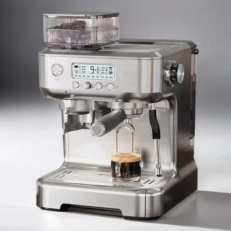 Automatic 1360W 20bar Professional Bean To Cup Italian Smart Home Coffee Maker Espresso Machine For Cafe