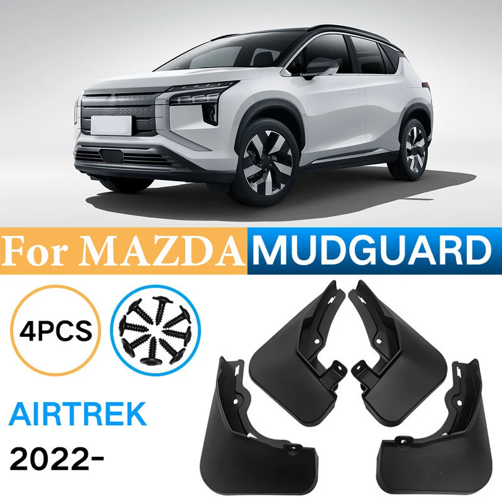 

4PCS High quality Mud Flaps For Mitsubishi AIRTREK 2022 MudFlaps Front Rear Fender Car Accessories