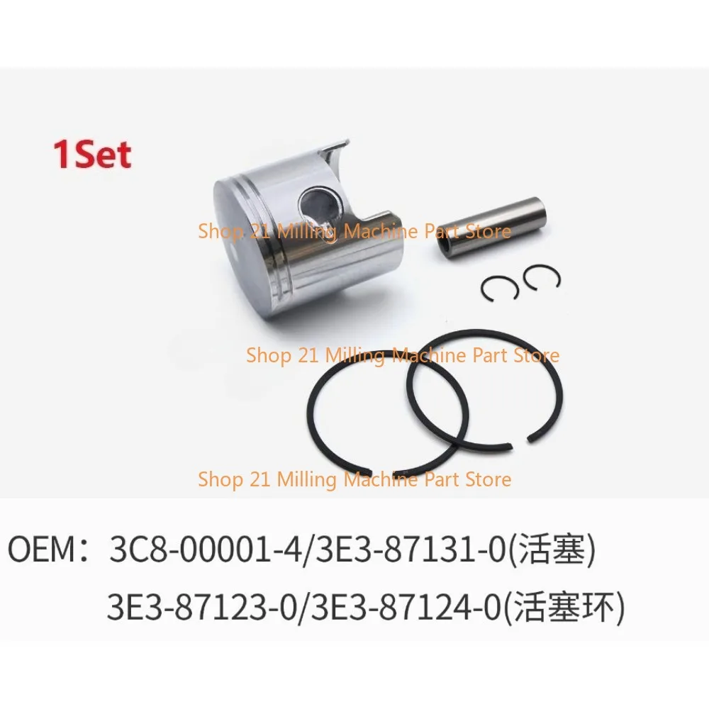 

1Set 3C8-00001-3 /4 Piston Set & RINGS For Tohatsu 2T 40HP Outboard Engine
