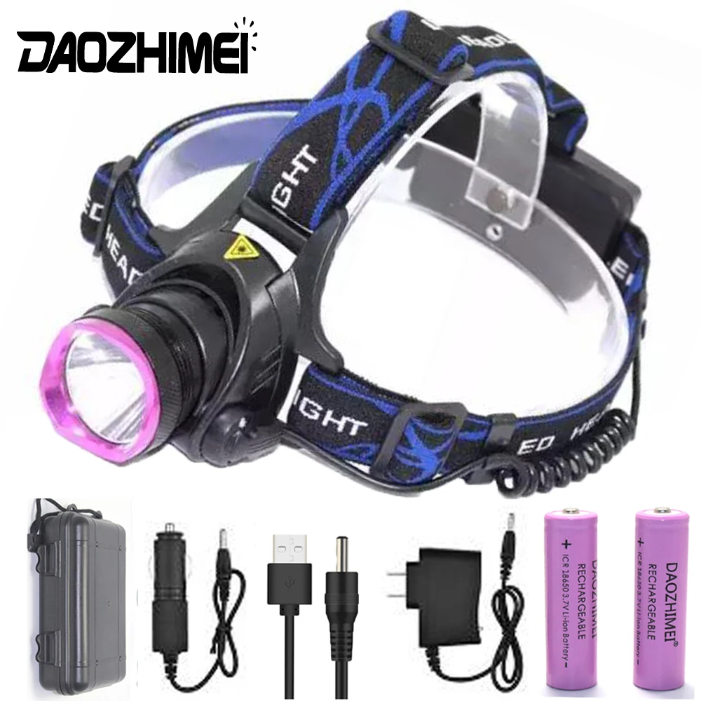 

Super Bright LED Headlamp 3-modes Outdoor Headlight Head Light Lamp T6 Flashlight Torch 18650 Waterproof Camping Head Lamp