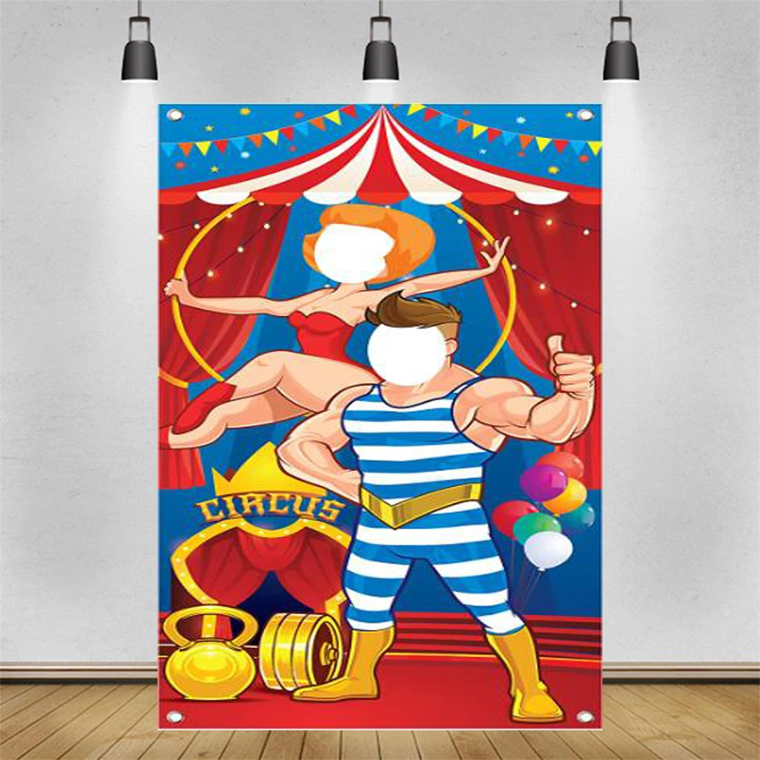 Carnival Photo Door Banner Photography Backdrop Party Decoration Photo Background Carnival Circus Party Banner Poster