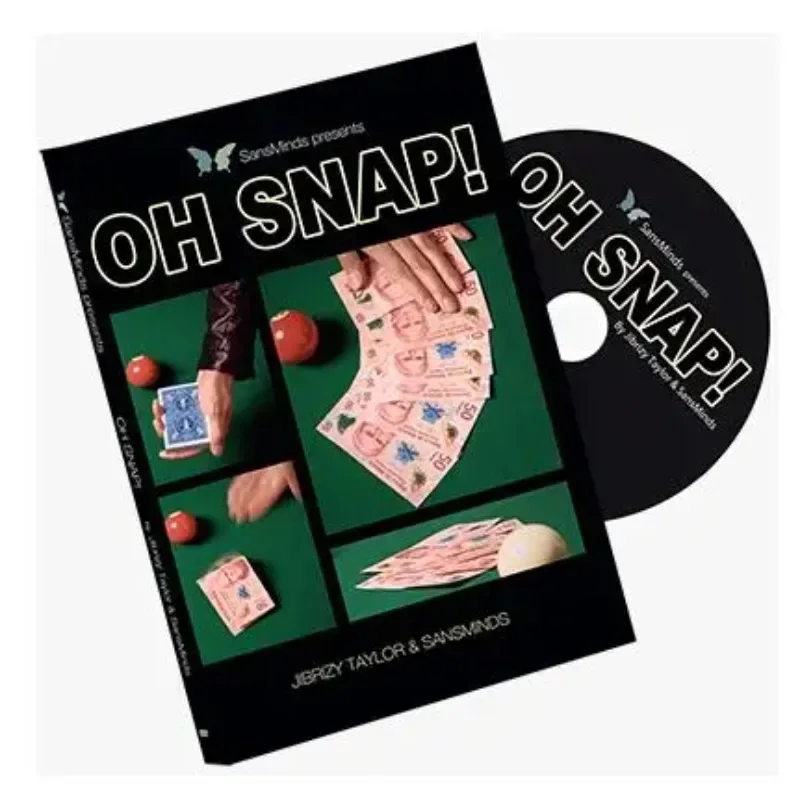 

OH SNAP! (DVD and Gimmick) By Jibrizy Tand SansMinds Street Magic Tricks Illusions Close Up Magia Props Magician Bar Trick Fun