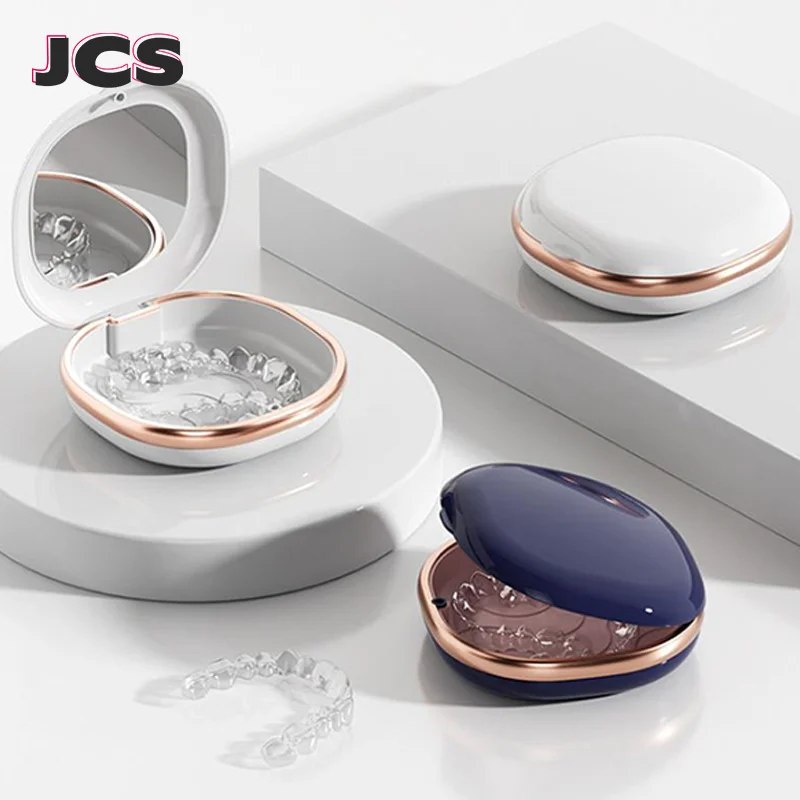 1Pcs Braces Case Dental Retainer Box Case Magnetic Aligner Mouth Guard Container For Teeth Travel False Denture Boxes