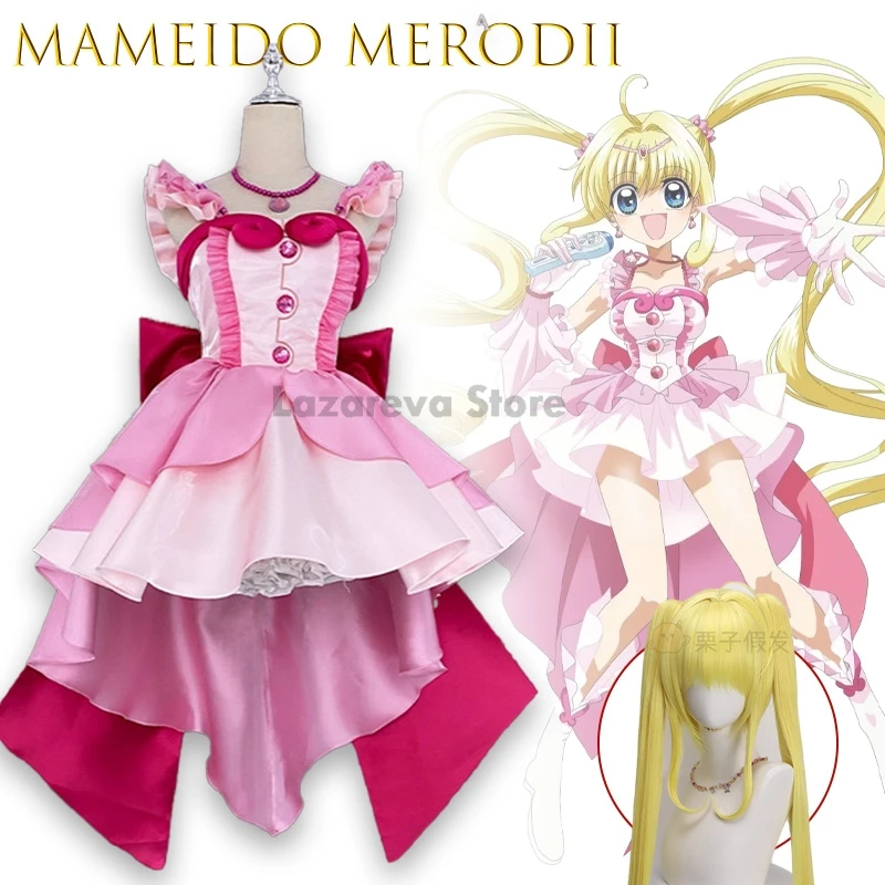 

Halloween Costume Anime Mermaid Melody Pichi Pichi Pitch Nanami Lucia Cosplay Costume Lovely Pink Dress Activity Party Role Play