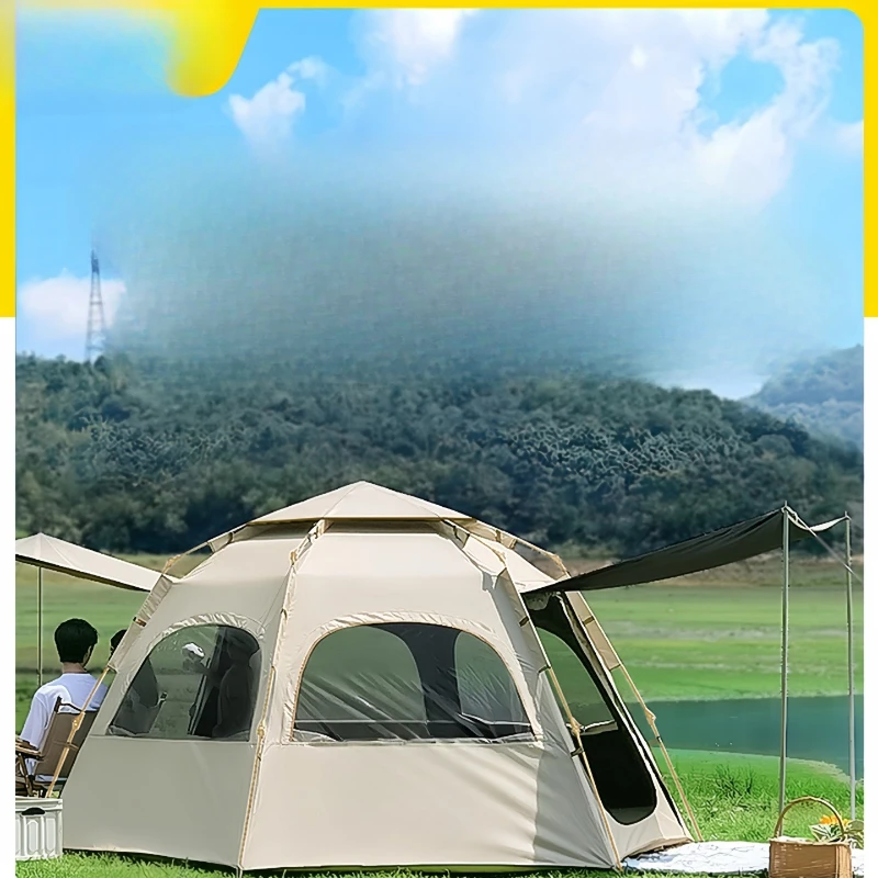 

Tent Outdoor Camping Folding Portable Camping Overnight Equipment Full Vinyl