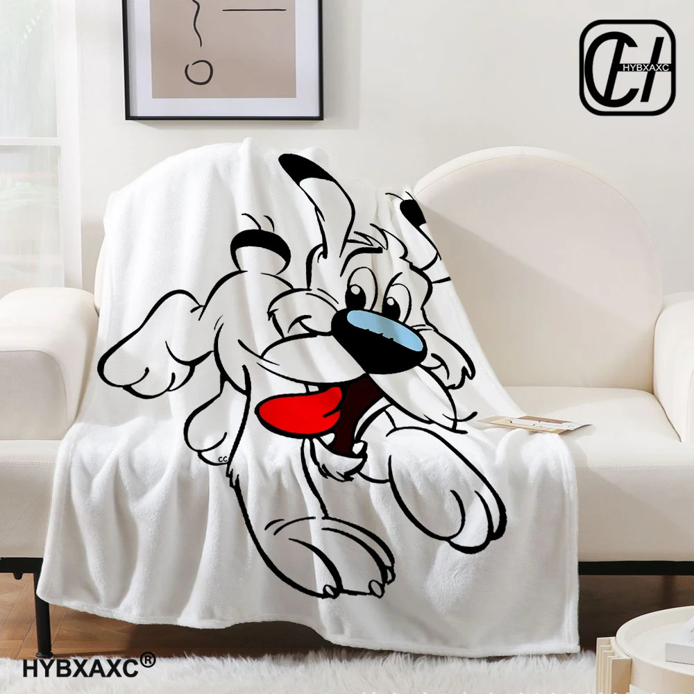 Asterix And Obelix Blankets Fleece All Season Dogmatix Idefix Ideafix Obelix Dog Warm Throw Blanket for Home Car Quilt