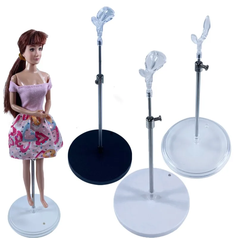 Stojak dla lalek 1/12 1/6 Ob11 z stabilną podstawą, stojak na figurki akcji, regulowany uchwyt do stania dla lalek BJD, akcesoria.