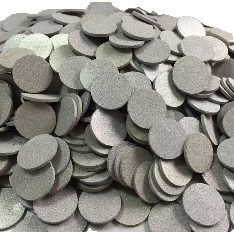 Stainless Steel Powder Sintered Filter Disc, Micron Ultra‑Fine Pore Filter Element for High‑Temp Gas Safety Filtration