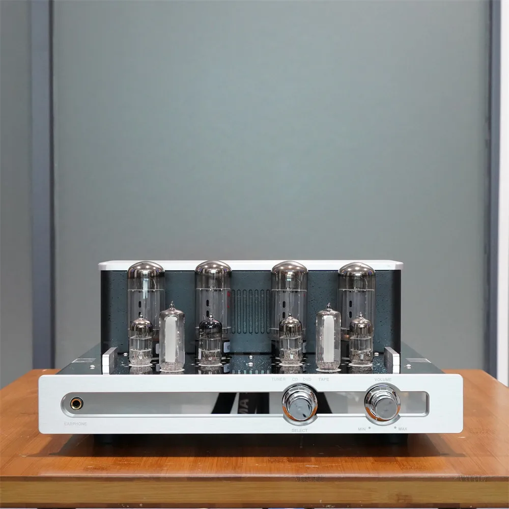 J-010 YAQIN MC-5881A Integrated Vacuum Tube Amplifier 5881Ax4 Ult ra-linear Power Amp 2x23W 110V/220V Vacuum Tube Headphone Amp