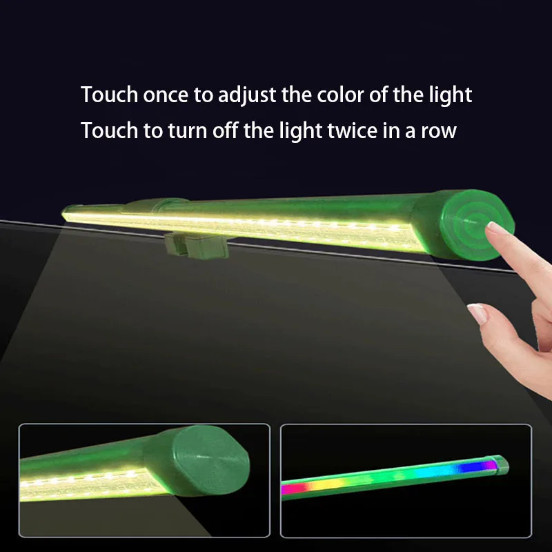 RGB PC Monitor Screen Light Bar Strip LED Lighting Bar Work Game Learning Reading Dimming Table Light Strip RGB Atmosphere Lamp
