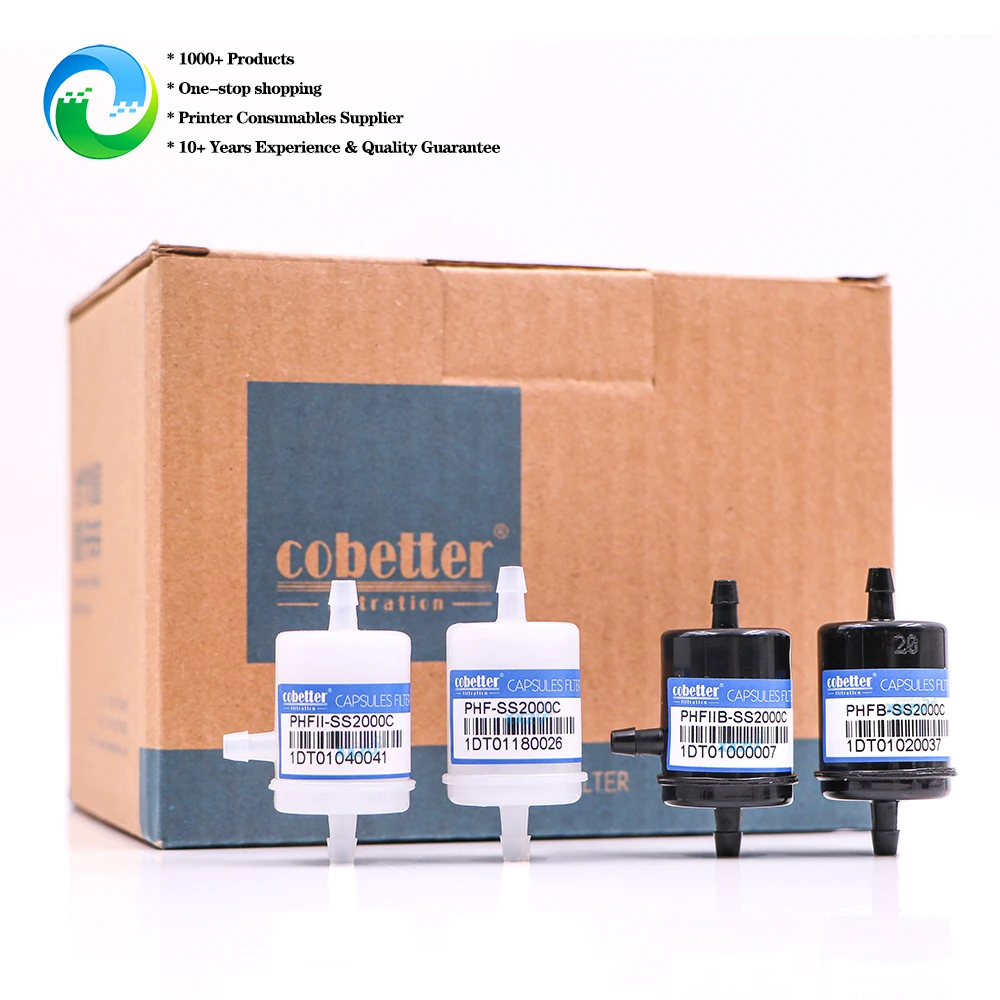 Cobetter Original Ink Filter for Maxcan HandTop Ricoh G5 UV Machine 5U 10UM Capsule Filter Long Filter