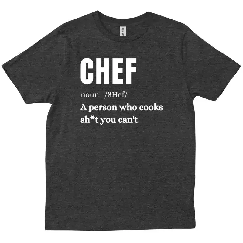 Chef Definition Cook Birthday s Funny Cooking Culinary Trendy New T shirt